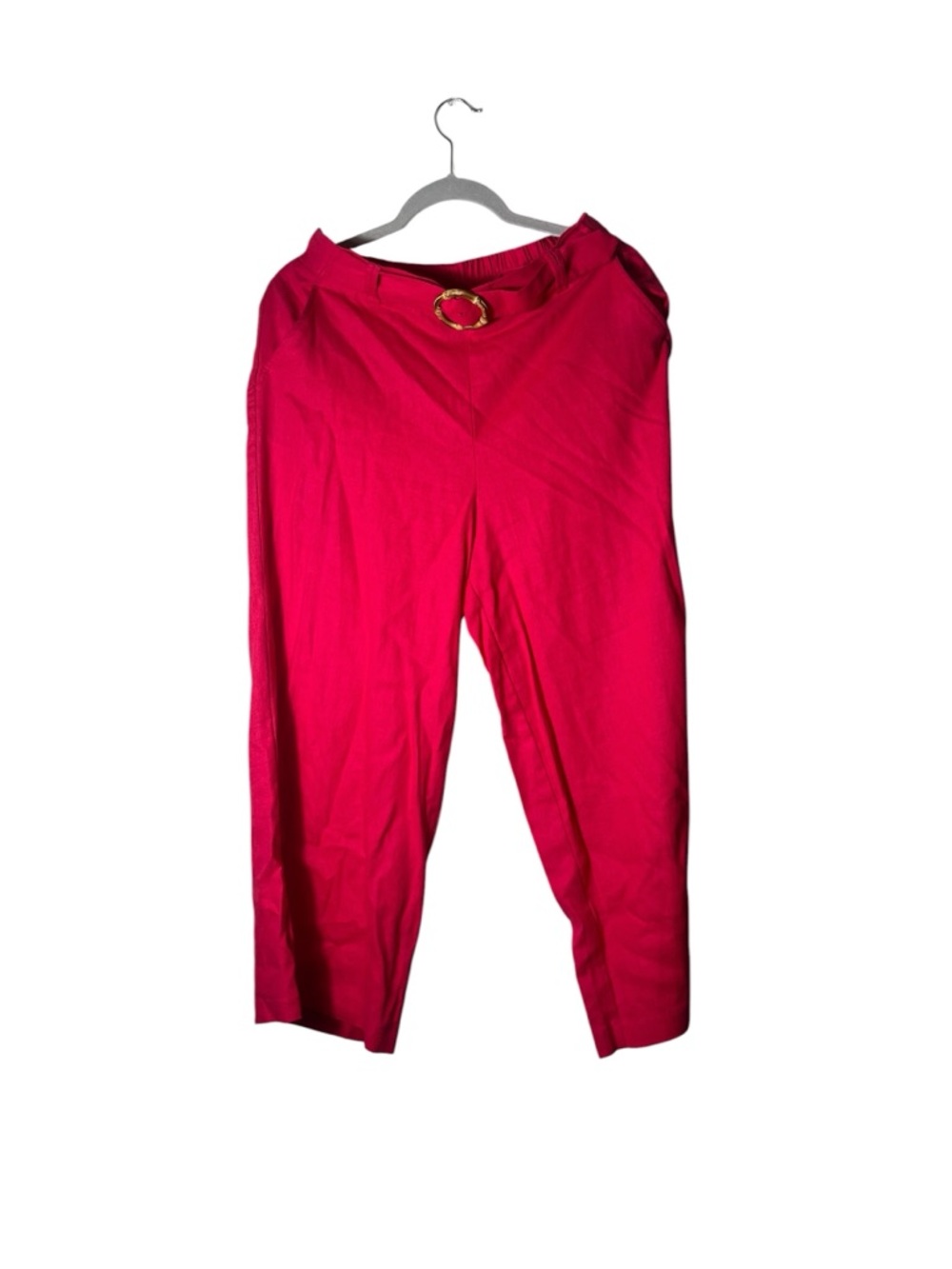 Maison d’Amelie Hot Pink Pull On Tapered Pants Size Medium